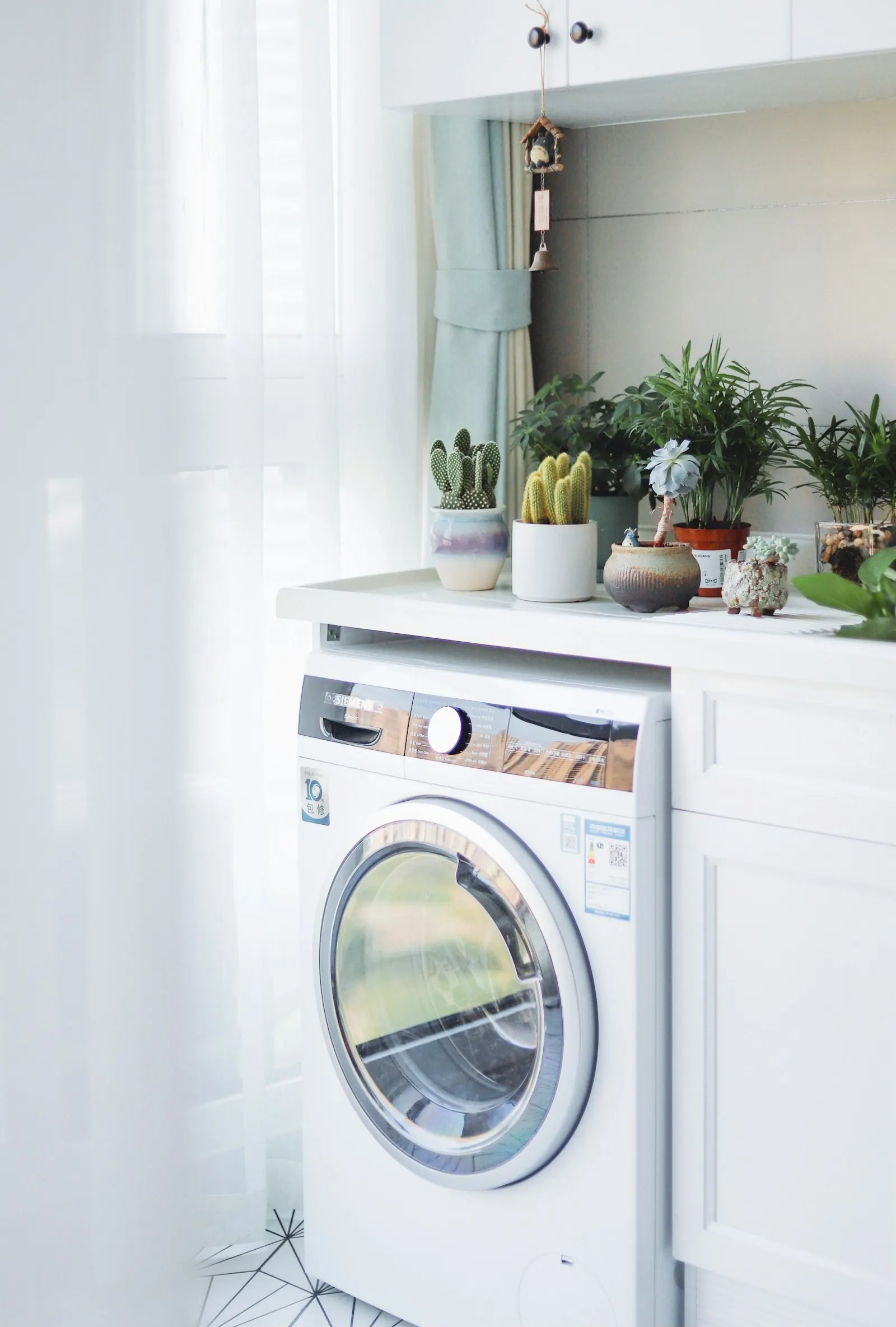 Dryer repair near me - technician replacing a heating element on a clothes dryer in Decatur GA